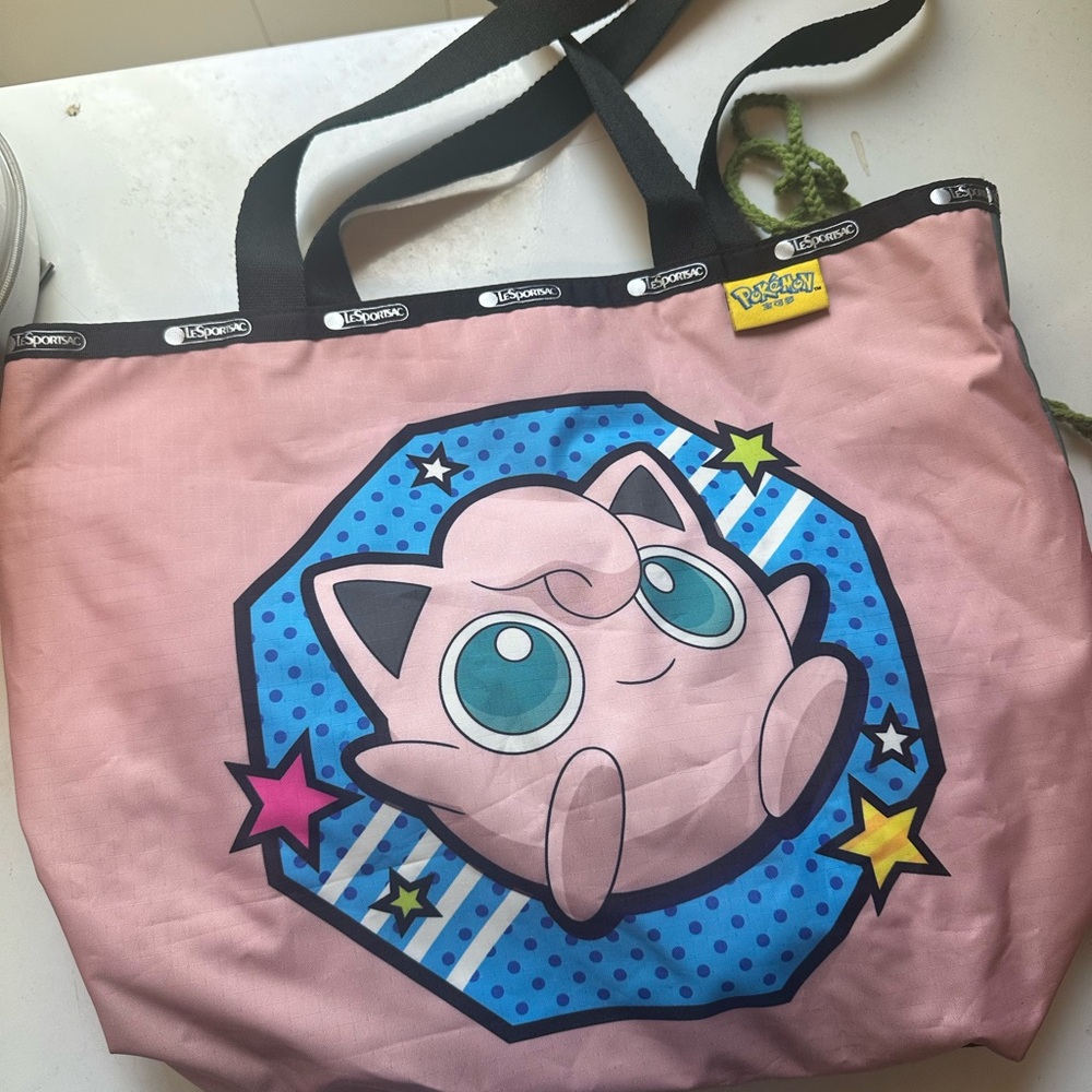 LeSportsac x Pokémon Jigglypuff Snorlax Tote